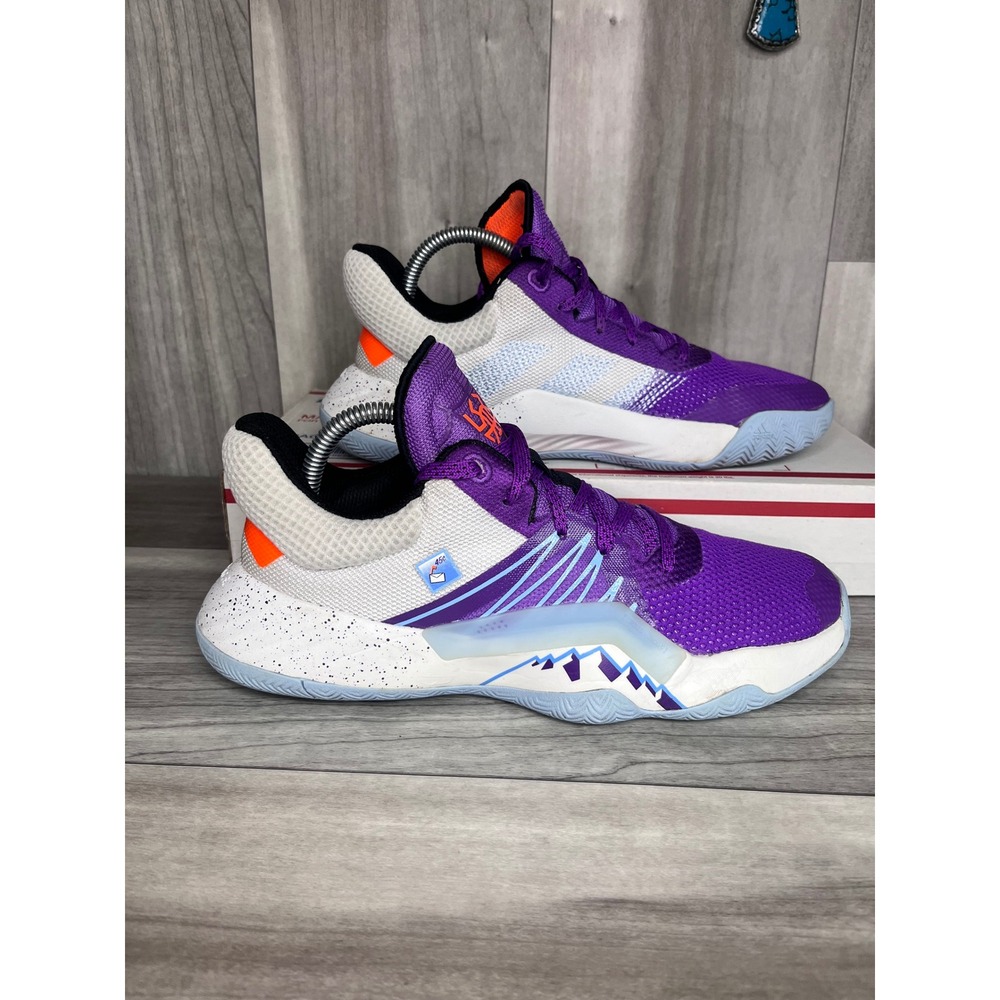 Adidas DON Issue 1 Basketball Shoes Mens 7 Purple Excellent EH2433 Mailman